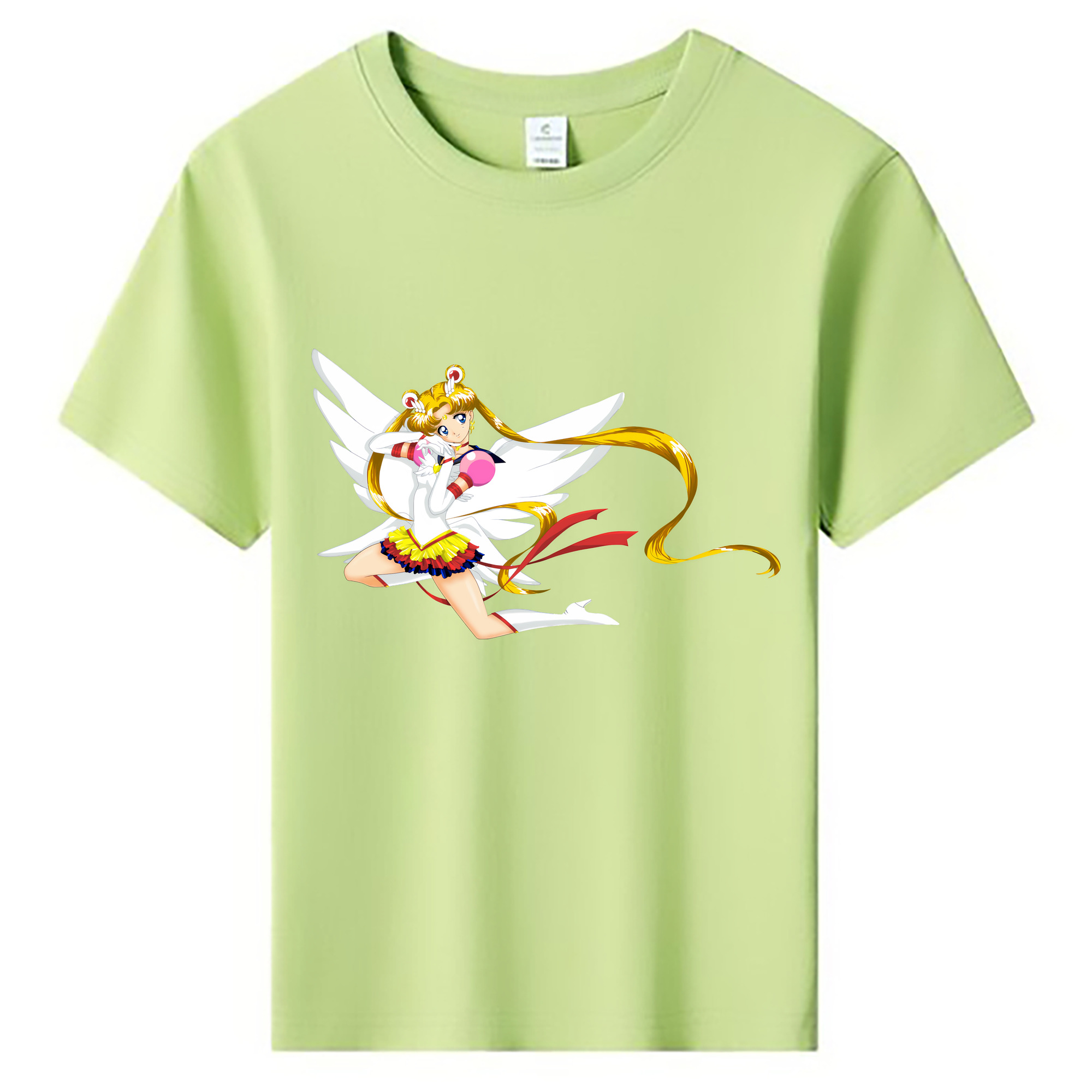 （画像用） 美少女戦士セーラームーン 月野 うさぎ つきの うさぎ Sailor Moon Tsukino Usagi 綿100％キッズTシャツ（フロントプリント）